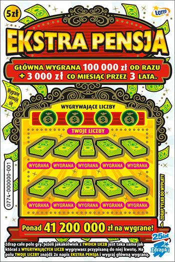 Los zdrapki EKSTRA PENSJA