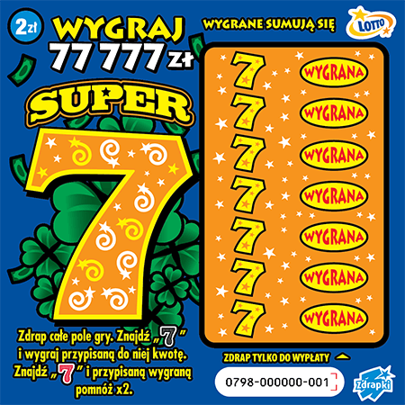 Los zdrapki SUPER 7