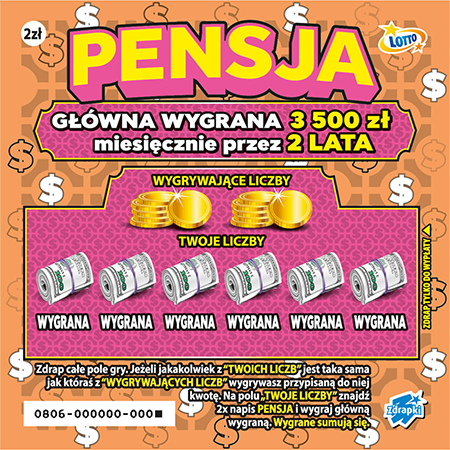 Los zdrapki PENSJA