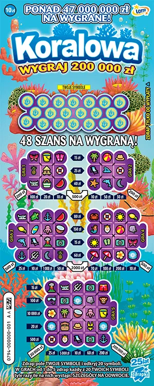 Scratch card ticket KORALOWA