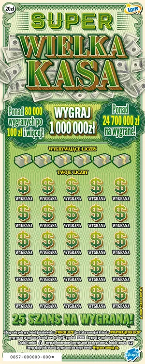 Scratch card ticket SUPER WIELKA KASA